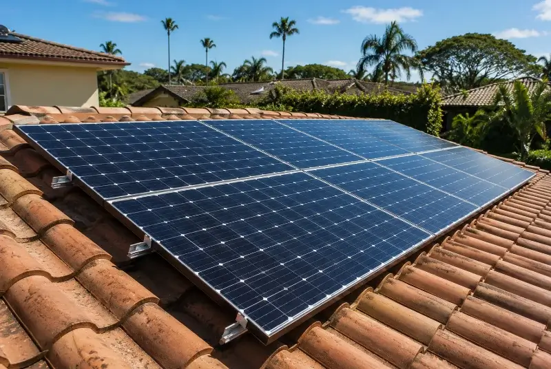 Installation de panneaux solaires à Ossages